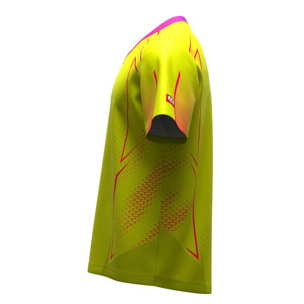 Butterfly Table Tennis Nathas Shirt - Lime Green - Left Side